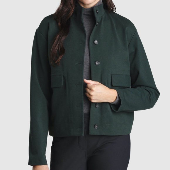 Kit and Ace Jackets & Blazers - Kit and Ace Mulberry Jacket Hunter Green Size 6